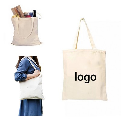 10"x 8" Custom Eco-Friendly Canvas Shopping/Grocery Storage Bag