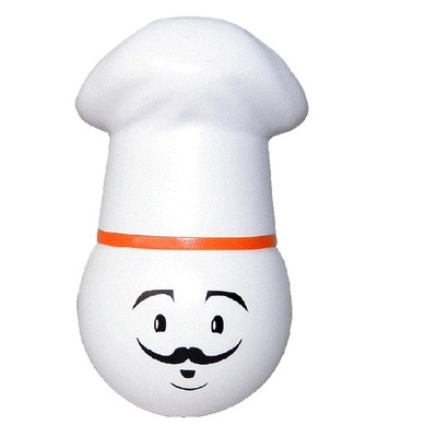 Smiling Chef with Hat Stress Reliever