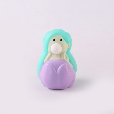 TPR Seashell Mermaid Bubble Stress Relief Toy