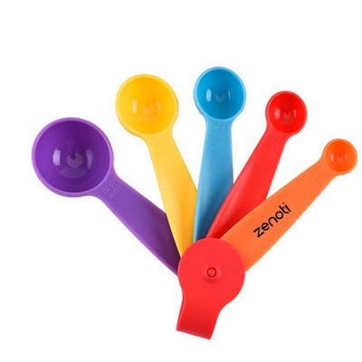 5 Pieces Plastic Measuring Spoons Kits