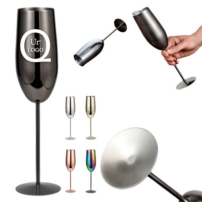 10Oz Stainless Steel Champagne Goblet