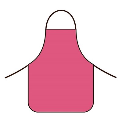 Kid's Apron 15"x19" -Round corner -Polycotton