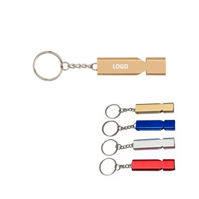 Aluminum Keychain Whistle