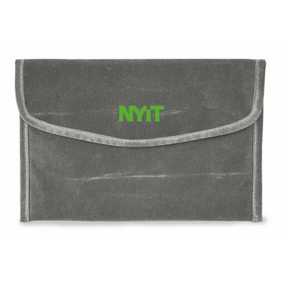 Large Document Holder (18 Oz. Dyed Canvas/Leather)