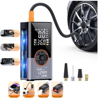 Portable Car Tire Inflator Pump