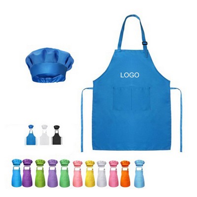 Adjustable Kids Apron and Chef Hat