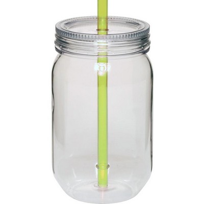 Single Wall Mason Jars 24 oz