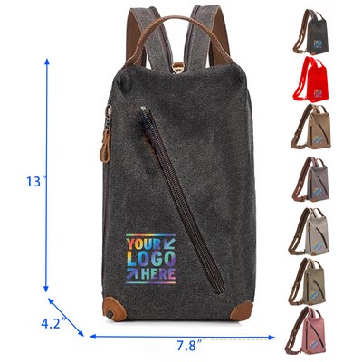 Canvas Sling Bag Backpack