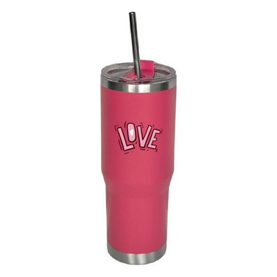 Arcticware™ 30 oz Hot Pink BPA-Free Vacuum Insulated Stainless Steel Tumbler