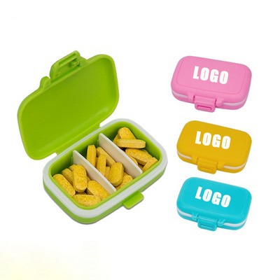 3 Removable Compartments Pill Box