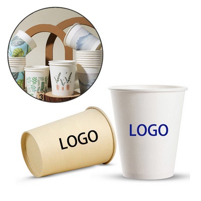 9oz Custom Disposable Hot & Cold Drinks Paper Cups