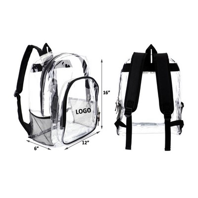 Heavy Duty Transparent PVC Backpack