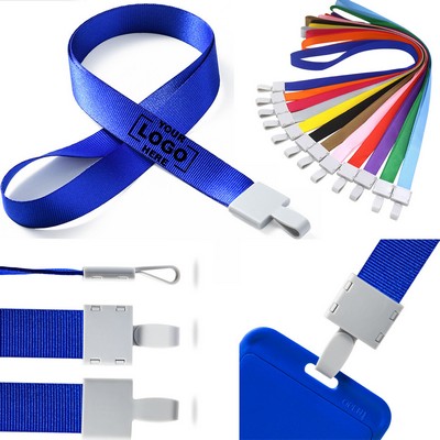 Detachable Badge Holder Lanyard Polyester Premium