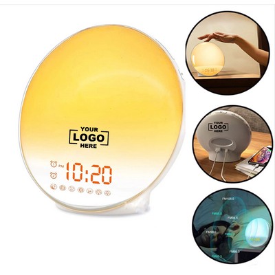 Sunrise Simulation Alarm Clock with Wake-Up Light