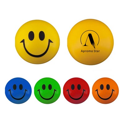 2.48"D PU Smile Stress Ball