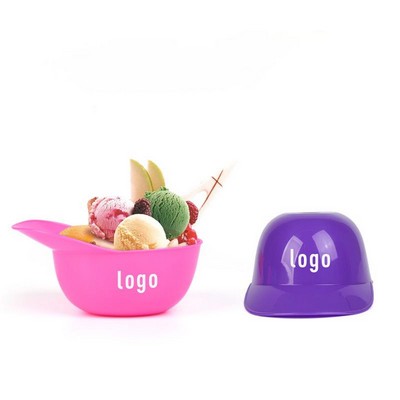 Baseball Helmet Ice Cream Snack Bowl