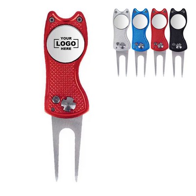 Golf Divot Tool and Ball Marker