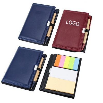 Pocket Notepad With Pen And Sticky Notes