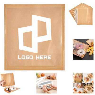 7.48X7.09Inch Grease Proofing Kraft Paper Bag