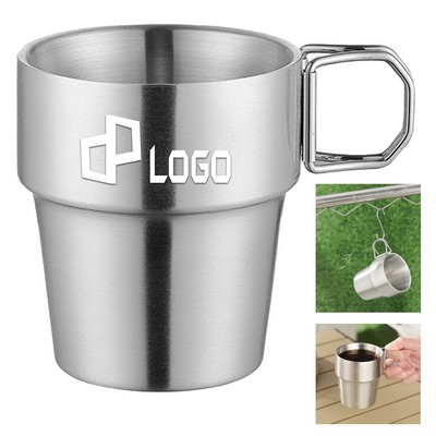 201 Stainless Steel 10Oz Collapsible Water Cup