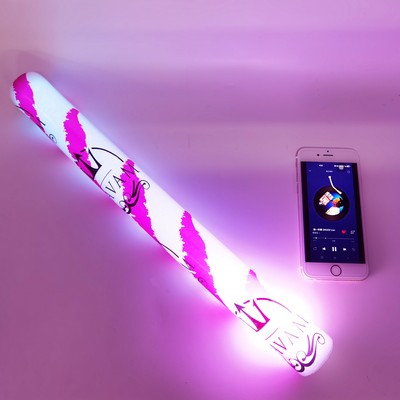 Voice Activated Sound Control Light Up Foam Cheer Stick