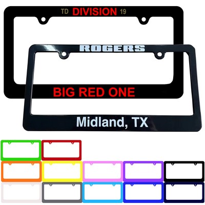 Plastic License Plate Frames