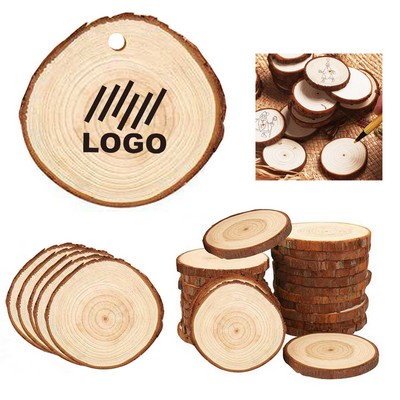 Natural Wooden Slices Christmas Hanging Ornaments DIY Craft