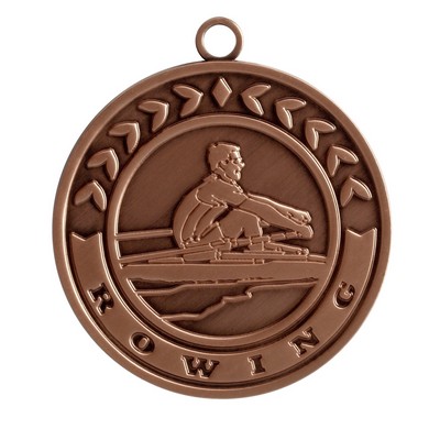 2" Rowing Stock Die Cast Medal