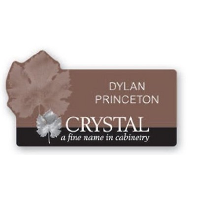 Custom Shaped Badge - Screened & Engraved (1 To 5 Square Inch) Personalized