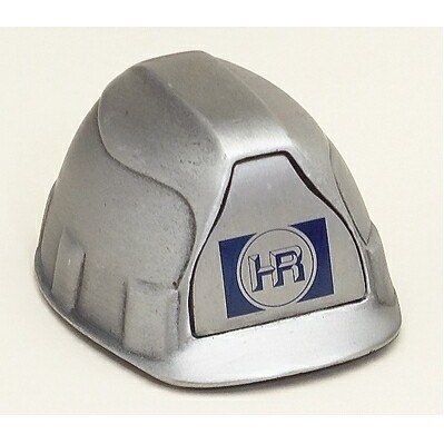 Replica Paperweight - Mini Hard Hat w/ Silk Screened Plate