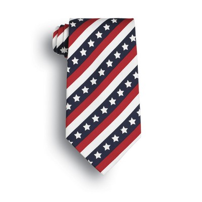 Stars & Stripes Patriotic Novelty Tie