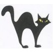 Black Cat Stock Temporary Tattoo