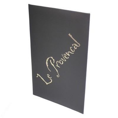 Bonded Leather Single Panel Pocket Menu Cover (8 1/2"x5 1/2")