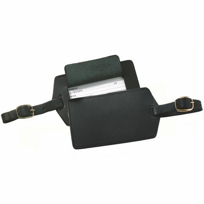 Genuine Leather Luggage Tag (2 3/4"x4 1/2")