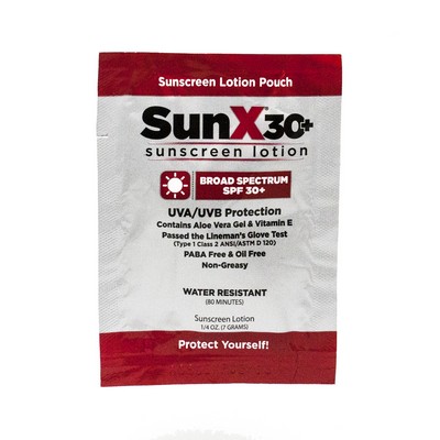 SPF 30 Sunscreen Lotion Pouch - 0.25 oz.