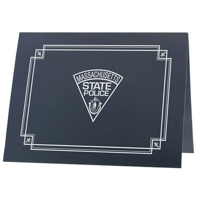 Certificate Folder for 8.5" x 11" certificate, Foil Logo or Company Name (9"x12")