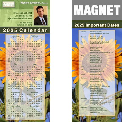 Full Color Calendar Magnet (3 1/2"x8 1/2")