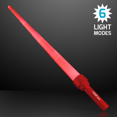 Red LED Expandable Flashing Sword - Domestic Print