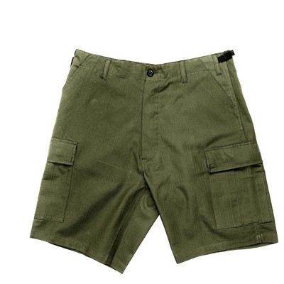 Olive Drab Rip-Stop Battle Dress Uniform Combat Shorts (S to XL)