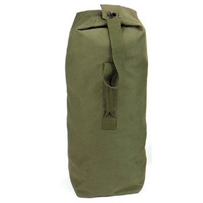 Olive Drab Giant Top Load Canvas Duffle Bag