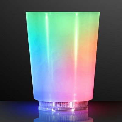 12 Oz. LED Mood Lights Short Glass - BLANK