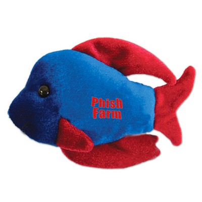 Custom Plush Aquatic Blue Fish