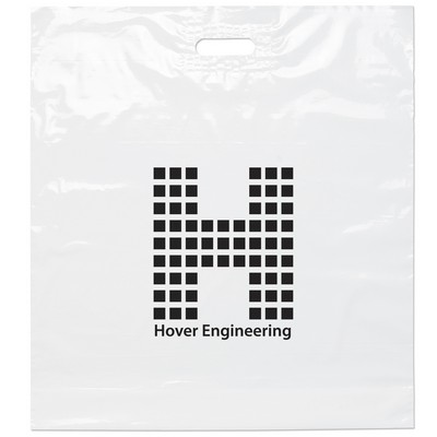 22W x 24H x 5 Die Cut Handle Bag - Flexo Ink Print