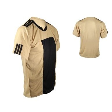 Youth Cool Mesh Jersey Shirt w/ Contrasting Panel Front & Sleeve Piping