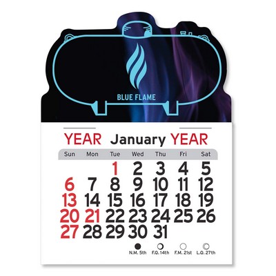 Adhesive Peel-N-Stick® Calendar - Propane Tank