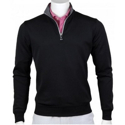 Fairway & Greene Men's "Caves" Tech Quarter-Zip Pullover Shirt