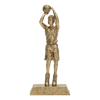 10.5" Male Basketball Signature Resin Figure Trophy