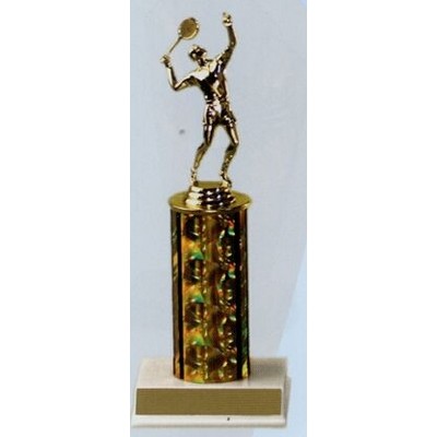 7" Single Column Tennis Economy Series Trophy