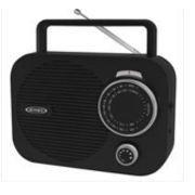 Jensen Audio Portable Black AM/FM Radio