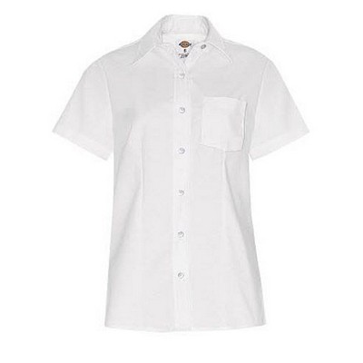 Dickies® Women's Short Sleeve Stretch Oxford Shirt